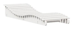 Vit Vit fåtölj 205x70x31,5 cm massiv furu