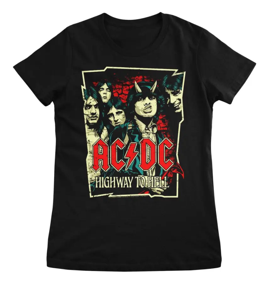 AC/DC Highway To Hell Girly Tee