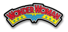 Wonder Woman Retro Logo Sticker