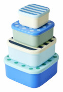 Rice Plastburkar 4-pack (Stripes/Dots)