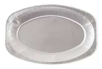 Serveringsfat 45x30 cm silver Duni