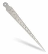 1-15mm Konisk Mätsticka Svetsgap Mätsticka Metrisk Imperial Rostfritt Stål Gap Mätning och Inspektionsverktyg för Gap Hål Tjocklek