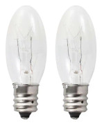 5-pack Saltlampor Ersättningslampor Långvarig 15 Watt E12 Sockel Varm Ljus Kandelaberlampor (Varmvitt Ljus) [DB]