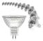Mr16 Spot Light Bulb, 12v 20w Light Bulb, Gu5.3 Light Bulb Dimmable , 2 Pin Halogen Light Bulbs Warm White 2700k, Pack Of 12 (mr16-20w-12p) (FMY)