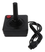 Retro Klassisk Joystick-Kontroll Spelkontroll för Atari 2600 Konsolsystem Svart