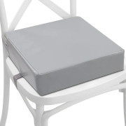 Bältesstol barnstol bältesstolsdyna barnstol - 33x33x8cm - bältesstol utomhus och inomhus bältesstol reducerare boostapak för resebarnstol mörkgrå