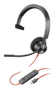 POLY BLACKWIRE 3310 HUVUDBÅND SVART USB TYPE-A (212703-01)