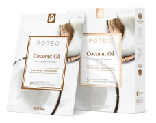 Foreo Coconut Oil, Rengöringsmask, Kvinna, Torr hud, Lugnande, Fuktgivande, Fuktgivande, Näringsgivande, Återuppbyggande, Utjämnande, Coconut, Aqua/W