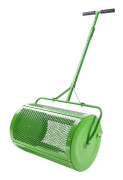 Kompostspridare 24", Torvmossaspridare Push/Bow-behind, Grön Gräsmatterulle för Effektiv Trädgårdsskötsel