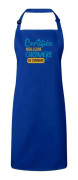 Premium Blue Kitchen Apron Certifierad bästa kock i universum Restaurang Chef Kitchen Food