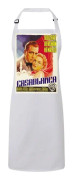 Vit premiumköksförkläde Casablanca gammal italiensk retrofilmaffisch Vintage bioaffisch 1