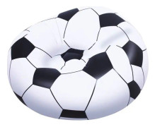 Uppblåsbar sittsäcksstol Fotbollsboll - BESTWAY - Up In Over - För barn - Svart och vit