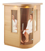 Far Infrared Bastu 2 Personer Hemma Spa, 1850W, Effektiv Värme, Modern Design