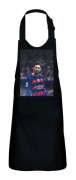 Barnförkläde 2 fickor Kök Svart Lionel Messi Barcelona Fotbollsstjärnor La Pulga - High-end