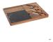Ostbricka DKD Home Decor Marmor Akaciaträ 36 x 27 x 2 cm
