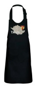 Barnförkläde 2 fickor Kök Svart Tarn 81 Avdelning Albi Old Map Occitanie - High-end