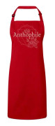 Premium Köksförkläde Röd Anthophile Flower Passion Nature Culture