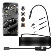 USB Otoskop HD Inspektionskamera USB-C för Android 5 meter
