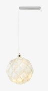 Markslöjd - PEARL glas dekoration 15 cm - Vit - Prydnadssaker - Från Homeroom
