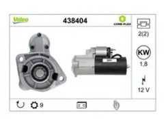 Startmotor VALEO 438404