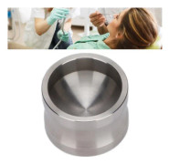Dental Bone Meal Cup i rostfritt stål, matt, obelagd, robust, rostskyddad, blandningsskål
