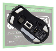 2 st Rundade Böjda Kanter Musfötter Musskridskor För G502-serien Mus/Mustillbehör (G502x Universal)