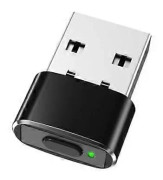 USB-musjiggler Osynlig Musrörelse svart