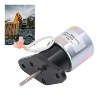 Avstängningsventil Solenoidventil Grävmaskin Aktuator Solenoidventil 0250 12A2UC11S1 för Woodward 0306 5358 8250 1502 12VDC