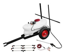 100 L ATV-Spruta med Släp, Sprutbom & Lans | Sprayaggregat Sprutaggregat