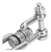 2 st Ankarfäste med Swivel 304 Rostfritt Stål Rotationsring Koppling med Säkring M10