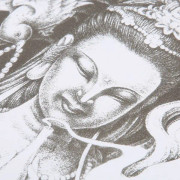 60 Sidor Bodhisattva Mönster Tatueringsbok Tatueringsövningsmall Boktillbehör