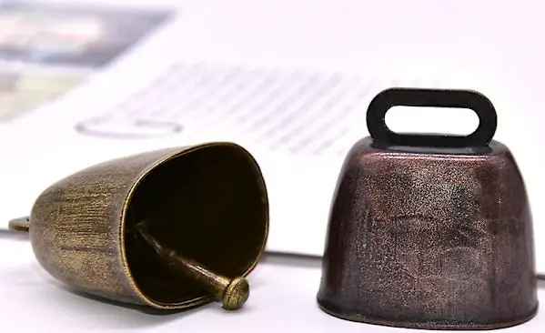 2 st Ko, Häst, Får Betande Koppar Klockor Jordbruksdjur Hög Klocka
