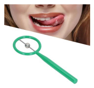 Oral Muskeltränare för Barn - Förbättrar Matningsförmåga, Främjar Taltydlighet, Tungspetsövningar, Grön