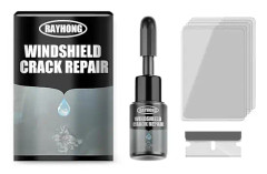 2-pack Vindrute Sprickreparationskit Bilruta Glas Vätska Reparationskit, Bil Nanofluid Glas Fylld Bil Vindruteverktyg