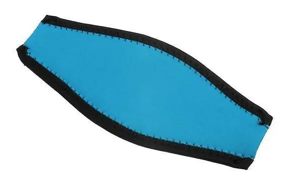 6x Dykningsmask Snorkel Mask Neoprene Skyddande Rem Padded Ljusblå
