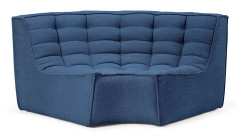 Ethnicraft, N701 Runt hörn Blue