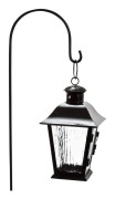 Lykta hängande med pinne Svart H24cm / 100cm