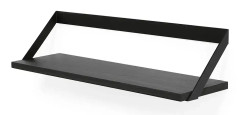 Ethnicraft, Ribbon hylla 70x20 cm svart ek/svart metall