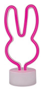 Forever Light Neon Dekoration med Fot LED - Rosa Ljus med Kanin