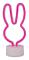 Forever Light Neon Dekoration med Fot LED - Rosa Ljus med Kanin
