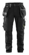 Hantverkare + stretch arbetsbyxor svart T44 - BLÅKLÄDER - 159918609900C50