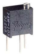 Vishay T63YB502KT20 T63YB502KT20 Trimmpotentiometer 12-växlar Linjär 0.25 W 5 kΩ 4320 ° 1 st