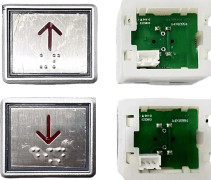 BST Anropsknapp (Stäng) Schindler BLT A4N10994/A4J10989 3-pin Braille