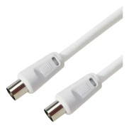 DELTACO ANTENNA CABLE A+ M-F 3M WH