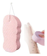 Ultrasofta Kroppsbadsvampar för Duschen | Loofah Exfolierande Kroppsskrubb | för Män & Kvinnor | Flera Texturer för Skonsam Rengöring och Djup Exfoliering