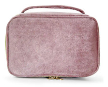 Velvet Makeup Brush Storage Bag - Travel Cosmetic Organizer