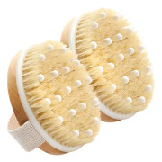 Torrborstning Kroppsborstar (2-pack, Minskar Celluliter) Torrborstning för Celluliter