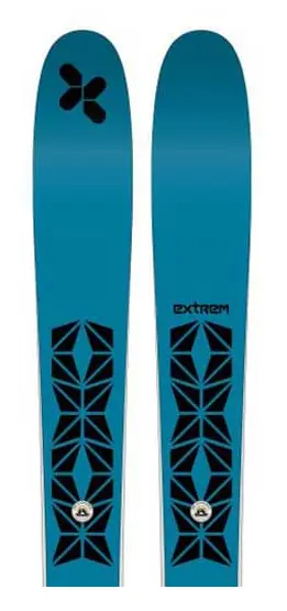 Extrem Skis Fusion 95 Alpinskidor Röd 186