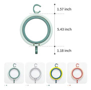 Hattställ för Hängare (4-pack) - Hängande Hattställ, Minimalistisk Hattställdesign, Ingen Borrning, för att Hänga Basebollkepsar, Kepsar, Tillbehör, för Dörr