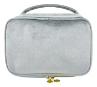 Velvet Makeup Brush Storage Bag - Travel Cosmetic Organizer